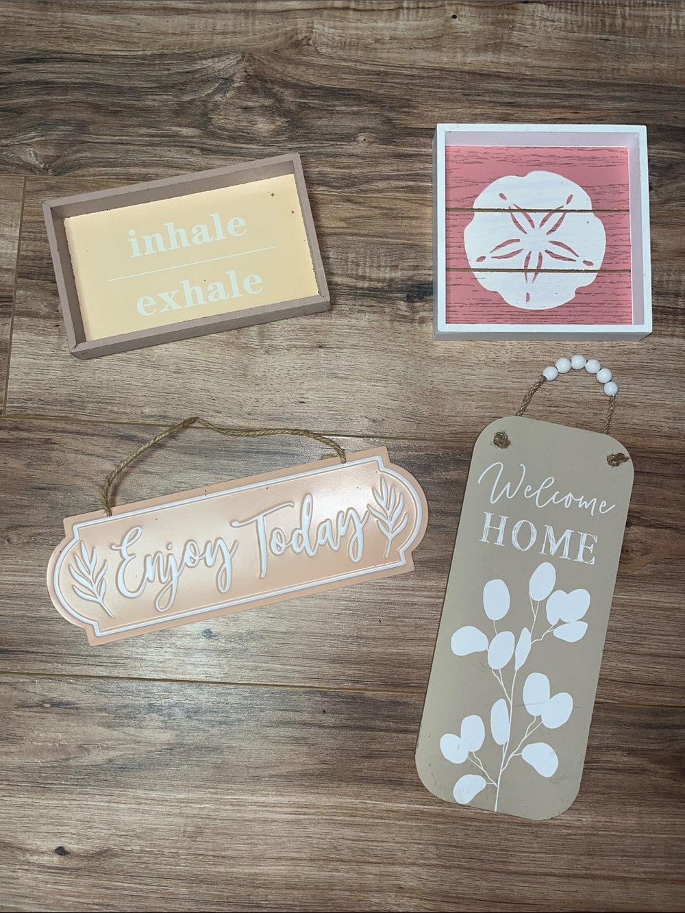 Small Sign Bundle -  Rustic Hanging Home Decor